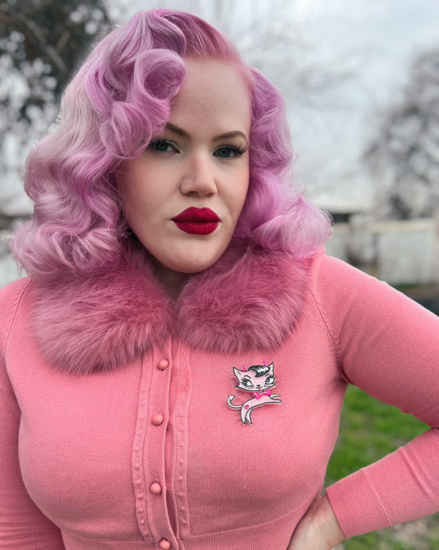 Bad Kitty Brooch by Miss Fluff x Lipstick & Chrome-3